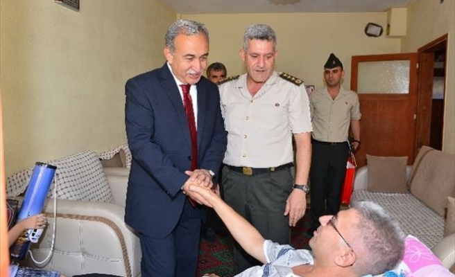Vali Büyük’ten Gazi Jandarma Uzman Çavuşa Ziyaret