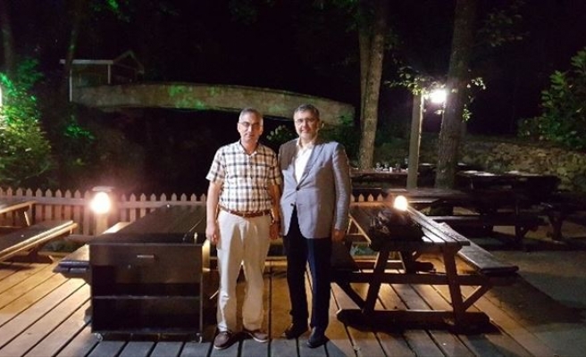 Başbakan Davutoğlu’nun Kardeşi Mustafa Davutoğlu Başkan Yılmazer’i Ziyaret Etti