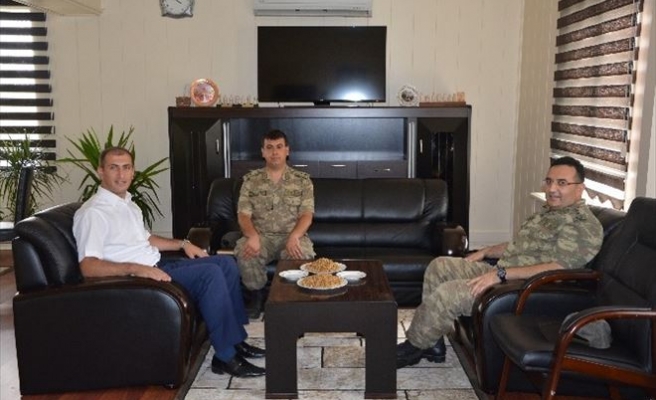 Jandarma Komutanından Kaymakama Ziyaret
