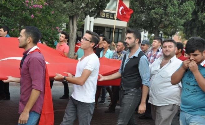 Kırkağaçlılar Teröre Lanet Yağdırdı