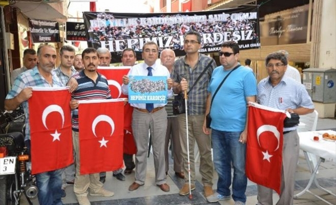 Manisa Bakkallar Odasından Teröre Tepki