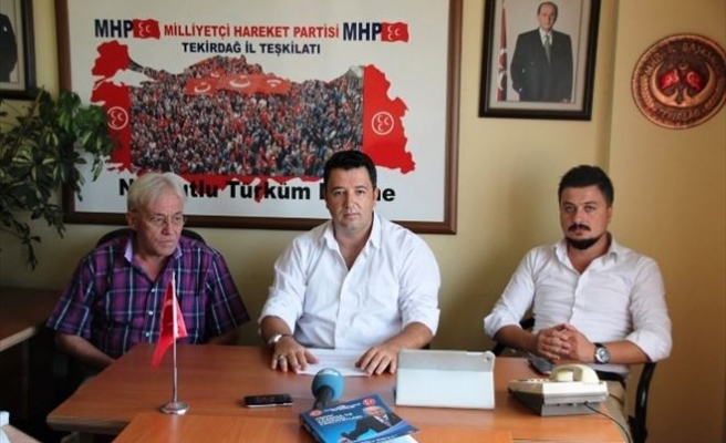 MHP Süleymanpaşa İlçe Teşkilatından Basın Açıklaması