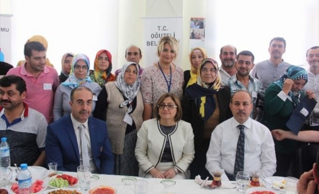 Oğuzeli’nde Kursiyerler Kahvaltıda Buluştu