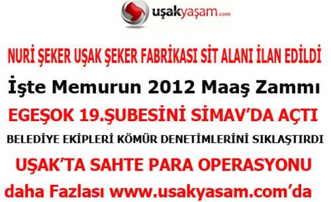 WWW.USAKYASAM.COM DA GÜNDEM HABERLERİ