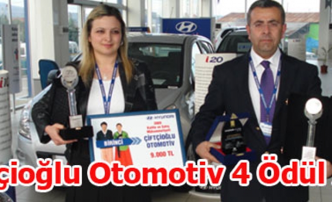 Çiftçioğlu Otomotiv 4 Ödül Aldı