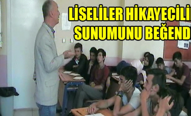 LİSELİLER STORYTELLİNG(HİKAYECİLİK) SUNUMUNU BEĞENDİ