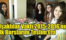 Uşaklılar Vakfı 2015-2016’nın İlk Burslarını Teslim Etti