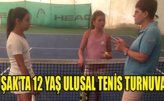 UŞAK TENİS TURNUVASINA EV SAHİPLİĞİ YAPIYOR