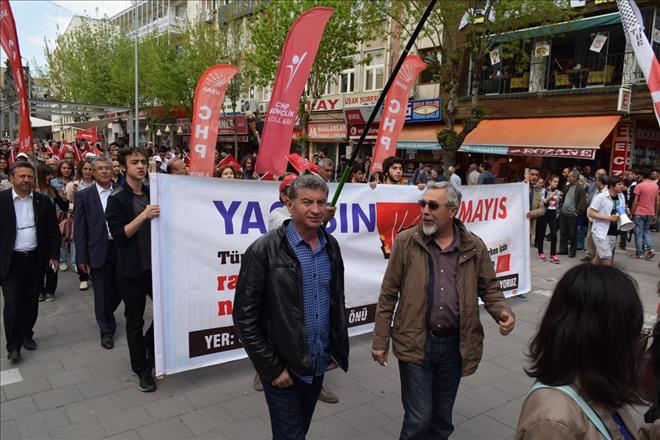 UŞAK`TA 1 MAYIS KUTLAMALARI