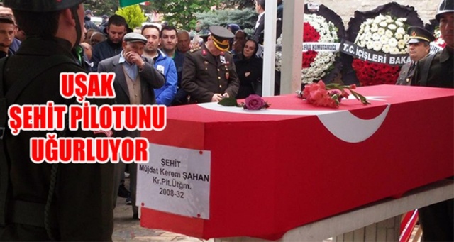 Şehit Pilot Üsteğmen Müjdat Kerem Şahan cENAZE tÖRENİ