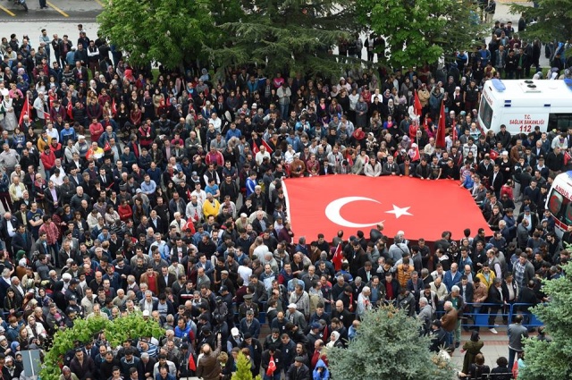 Şehit Pilot Üsteğmen Müjdat Kerem Şahan Cenaze Töreni