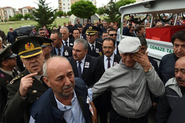 Şehit Pilot Üsteğmen Müjdat Kerem Şahan Cenaze Töreni