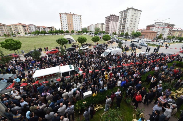 Şehit Pilot Üsteğmen Müjdat Kerem Şahan Cenaze Töreni