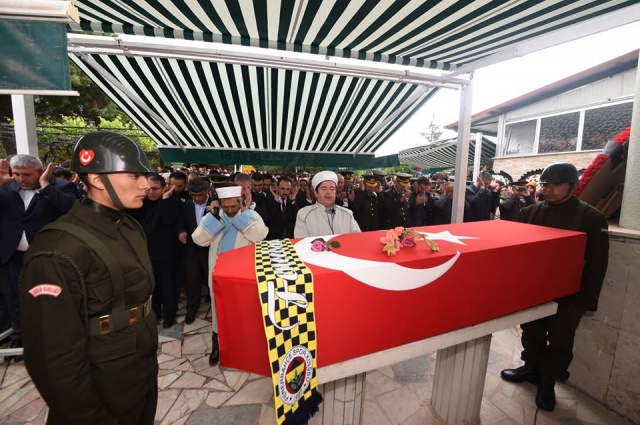 Şehit Pilot Üsteğmen Müjdat Kerem Şahan Cenaze Töreni
