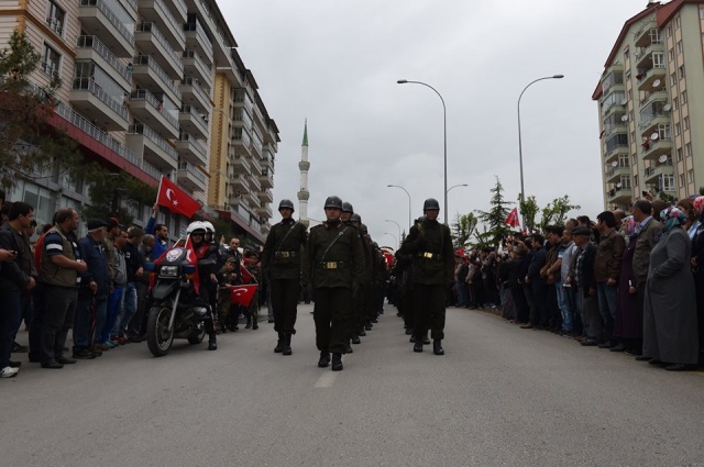 Şehit Pilot Üsteğmen Müjdat Kerem Şahan Cenaze Töreni