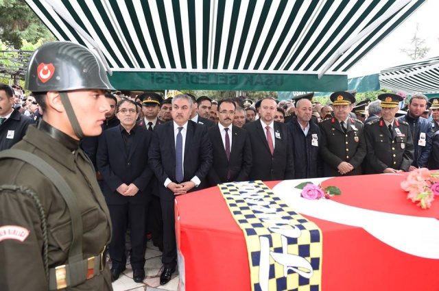 Şehit Pilot Üsteğmen Müjdat Kerem Şahan Cenaze Töreni