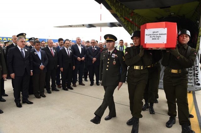 Şehit Pilot Üsteğmen Müjdat Kerem Şahan Cenaze Töreni