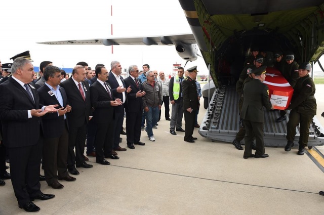 Şehit Pilot Üsteğmen Müjdat Kerem Şahan Cenaze Töreni