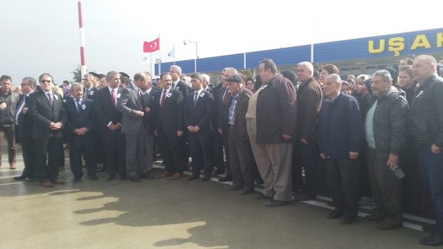 UŞAK ŞEHİDİNİ UĞURLUYOR