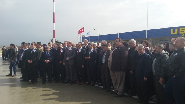 UŞAK ŞEHİDİNİ UĞURLUYOR