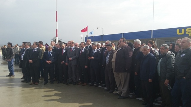 UŞAK ŞEHİDİNİ UĞURLUYOR