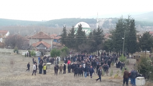 UŞAK ŞEHİDİNİ UĞURLUYOR