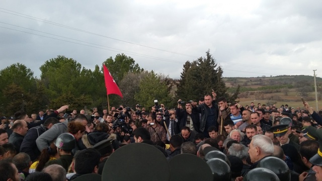 UŞAK ŞEHİDİNİ UĞURLUYOR