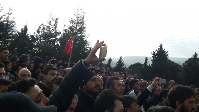 UŞAK ŞEHİDİNİ UĞURLUYOR