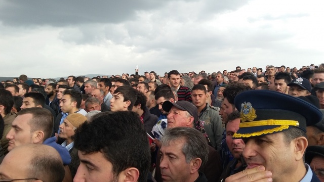 UŞAK ŞEHİDİNİ UĞURLUYOR