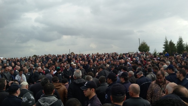 UŞAK ŞEHİDİNİ UĞURLUYOR