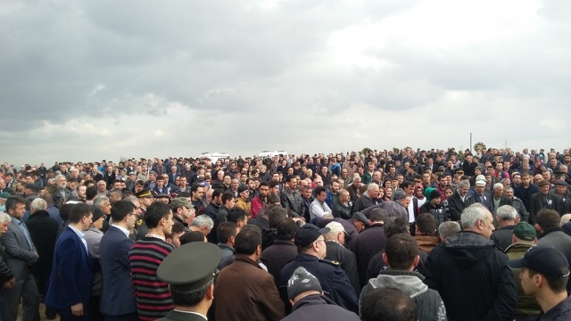 UŞAK ŞEHİDİNİ UĞURLUYOR