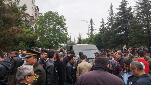 Şehit Pilot Üsteğmen Müjdat Kerem Şahan cENAZE tÖRENİ