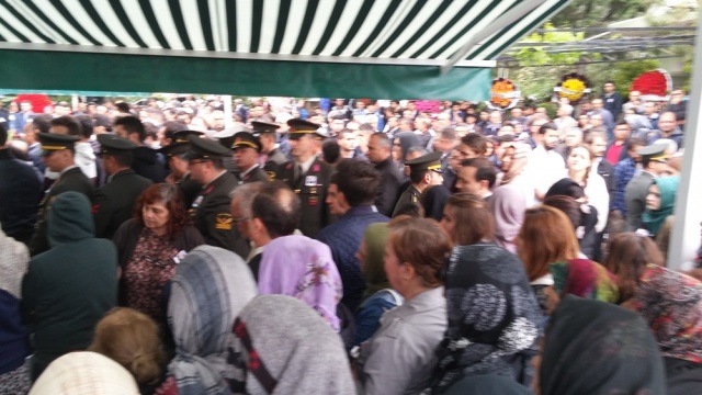 Şehit Pilot Üsteğmen Müjdat Kerem Şahan cENAZE tÖRENİ