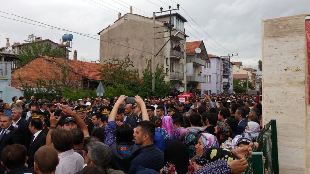 Şehit Pilot Üsteğmen Müjdat Kerem Şahan Cenaze Töreni