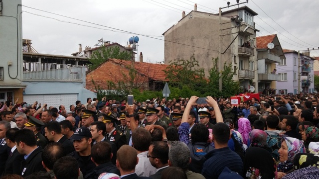 Şehit Pilot Üsteğmen Müjdat Kerem Şahan Cenaze Töreni