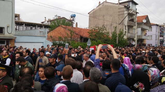 Şehit Pilot Üsteğmen Müjdat Kerem Şahan Cenaze Töreni