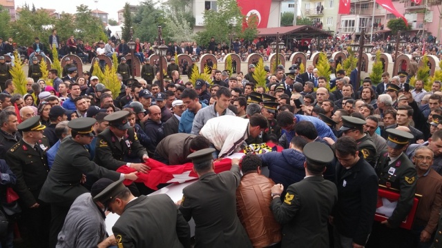 Şehit Pilot Üsteğmen Müjdat Kerem Şahan Cenaze Töreni