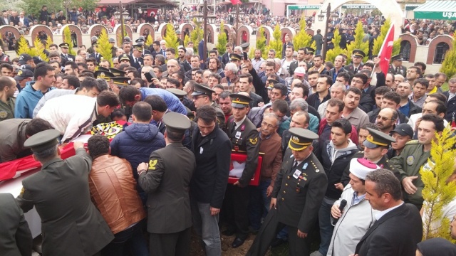 Şehit Pilot Üsteğmen Müjdat Kerem Şahan Cenaze Töreni
