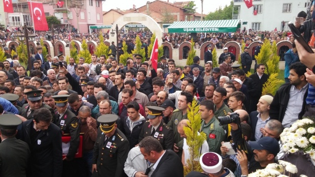 Şehit Pilot Üsteğmen Müjdat Kerem Şahan Cenaze Töreni