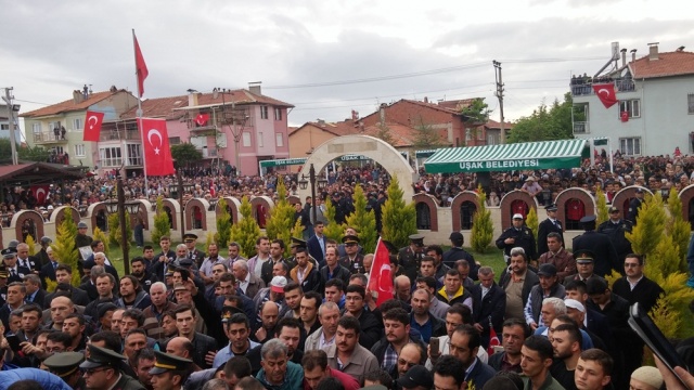 Şehit Pilot Üsteğmen Müjdat Kerem Şahan Cenaze Töreni
