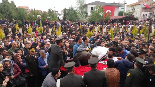 Şehit Pilot Üsteğmen Müjdat Kerem Şahan Cenaze Töreni