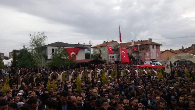 Şehit Pilot Üsteğmen Müjdat Kerem Şahan Cenaze Töreni