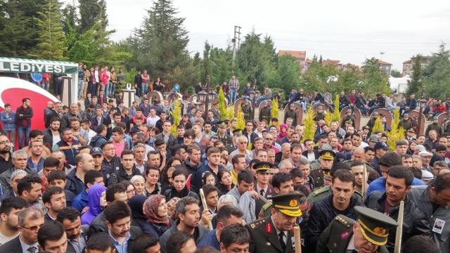 Şehit Pilot Üsteğmen Müjdat Kerem Şahan Cenaze Töreni