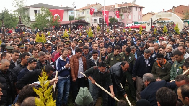 Şehit Pilot Üsteğmen Müjdat Kerem Şahan Cenaze Töreni