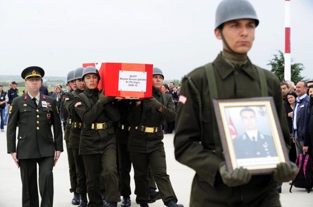 Şehit Pilot Üsteğmen Müjdat Kerem Şahan Cenaze Töreni