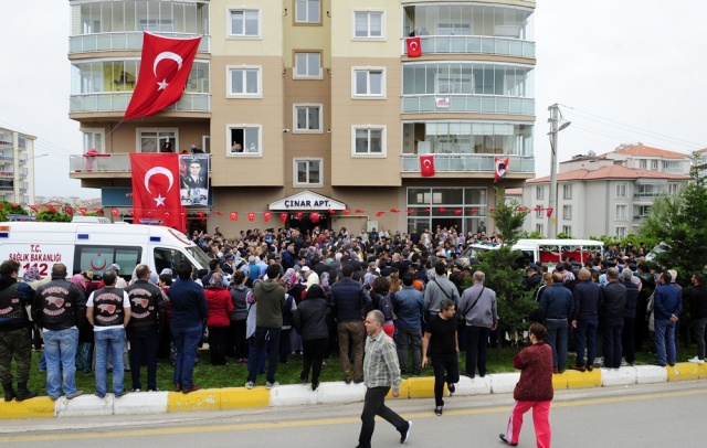 Şehit Pilot Üsteğmen Müjdat Kerem Şahan Cenaze Töreni