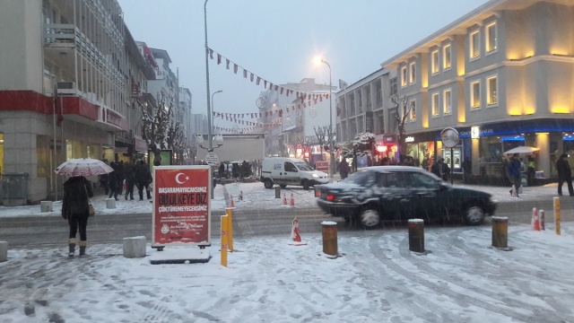 Uşak'ta Kar Yağışı