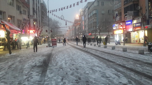 Uşak'ta Kar Yağışı
