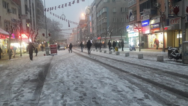 Uşak'ta Kar Yağışı