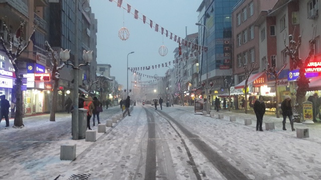 Uşak'ta Kar Yağışı